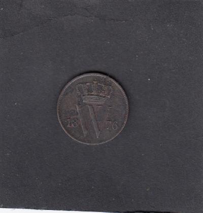 Beschrijving: 1 Cent WILLEM III  